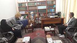 دیدار سرپرست دانشکده تغذیه و علوم غذایی با امام جمعه شهرستان آرادان